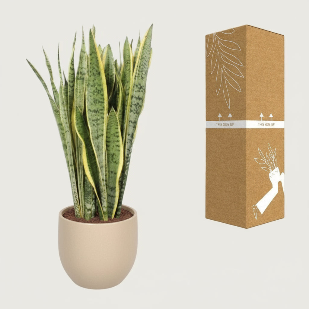 Luftreinigneder Bogenhanf (Sansevieria trifasciata Laurentii) Ø 30 cm, Höhe 95 cm