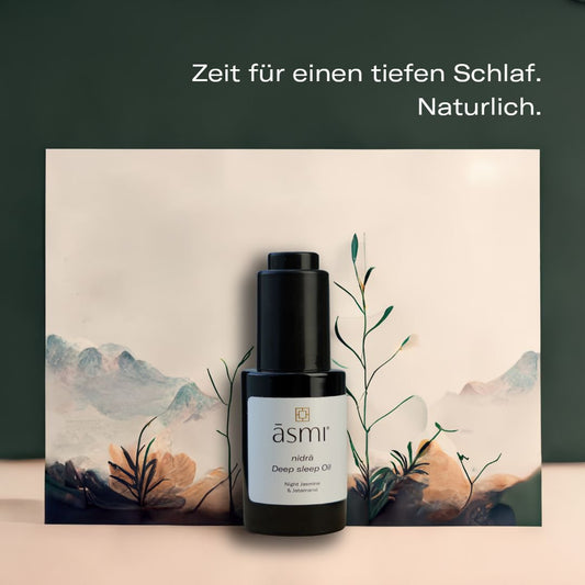 Ayurvedisches Nidra Tiefschlaföl - 100 % natürliche Himalaya-Kräuter für erholsamen Schlaf (30 ml)
