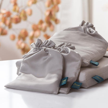 Spannbettlaken TENCEL™ Satin - atmungsaktiv & seidig weich (Taupe)