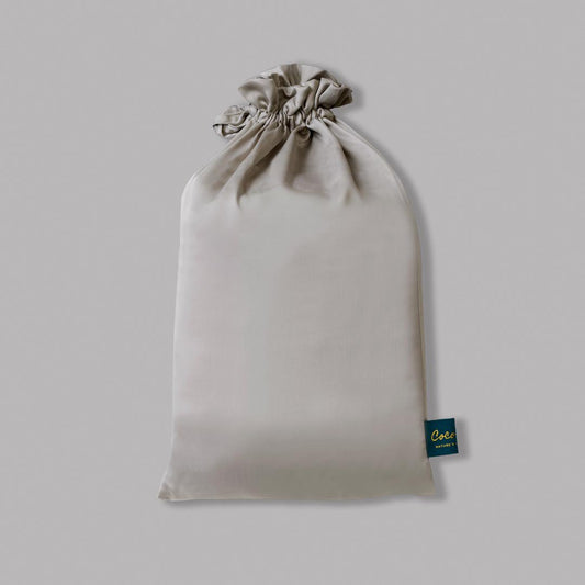 Spannbettlaken TENCEL™ Satin - atmungsaktiv & seidig weich (Taupe)
