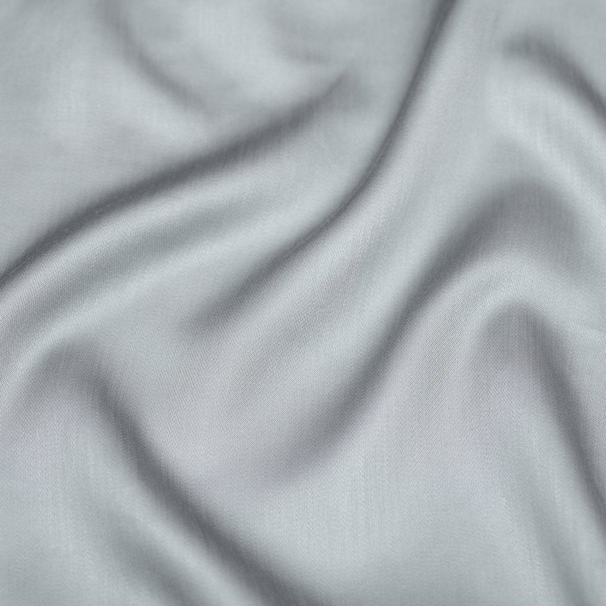 Spannbettlaken TENCEL™ Satin - atmungsaktiv & seidig weich  (Graublau)