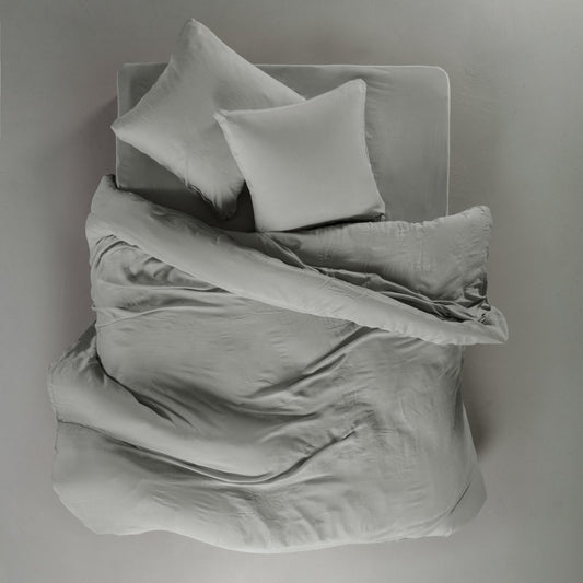 Luxuriöse TENCEL™ Lyocell Satin Bettwäsche - seidig-weich & atmungsaktiv (Sage Green)